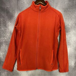 Vintage Patagonia‎ Women Medium Orange  Full Zip Fleece Jacket.